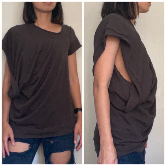 Y’s Yohji Yamamoto Asymmetrical Top - Picture 1 of 5